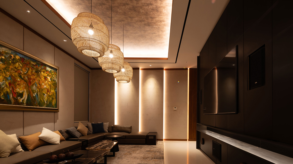 Villa BIE - State-of-the-art media room